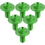 바이크 부품 교체 NICECNC 그린 4Nm 충격 흡수 커버 볼트 가와사키 KX80/85 98-13 KX125/250 2005-2008 KX250F 05-18 KX250 19... 