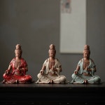 불상 불교용품 불교굿즈 금동미륵보살 미니어처 장식 소불상 관세음보살 : 마루마루상점