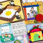 봄맞이유아창작놀이세트 어린이날특별만들기체험 5월 4종 만들기 꾸러미 세트 B형 : 또사슈2