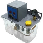 2리터 3리터 4리터 윤활유 기어펌프 자동 펌프 압력 게이지 46mm 오일 출구 CNC 선반 조각기계용220V 6mm CN4L : 해미루16