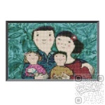 살림발굴단 데코비즈 보석십자수 에바알머슨 가족 보석자수 미술만들기 : 살림발굴단