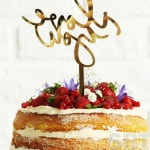 은방울나무 아이러브유 케이크 데코픽 레터링픽 베이킹데코 : 은방울나무