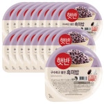 CJ제일제당 햇반 흑미밥210g 18개 : 미소아마켓