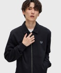 FRED PERRY 프레드페리 Zip Through Collared Sweatshirt 지퍼 카라 스웨트셔츠 남녀공용 J1328 네이비 : 하코재팬