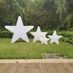 야외 별 조명 램프 공원 조형물 행사 LED 방수 장식 : 카르마마켓