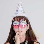 더블요 생일 컵케익 안경 생일파티용품 클럽선글라스 : 더블요