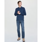 헤지스 남성 피케 폴로 긴팔티셔츠 HZTS5D431B3 : 롯데백화점 잠실점