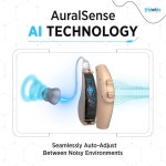 모바일 앱 청력 검사 오디오그램 및 소음 제거 기능 듀얼 마이크 및 48개 DSP 채널이 탑재된 노인용 프로그래밍 가능 보청기 : 소울마켓스