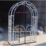 정원 아치형 철제 빈티지 울타리 장미 넝쿨 대문 전원주택 : 트렌즈업