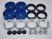 RC 1/10 1.9inch 알루미늄 메탈 커스텀 비드락 휠 (HTW1.9-C0108) : 에이치테크