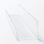 무인 양품 벽에 붙어있는 아크릴 전시 코의 자형 약폭 44×안길이 6×높이 2.5/5 cm NDG22A3A : TaiTai SHOP