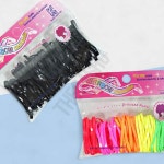 데일리헤어타이 부드러운헤어타이 칼라고무밴드 1팩 색상 택1 검정색 1팩 832078 : 또사슈2