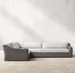 항공 알루미늄 등원목 고리버들 구조 안뜰 옥외 소파를 가진 현대 디자인 가구 고정되는 3 2 1 Seaters : 세븐와이즈