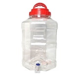 생수통 20L 물통 수도꼭지 코크 캠핑물통 말통 약수통 미네랄팔각 20L : 사나유통