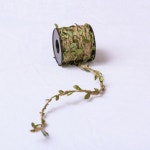 숲 스타일 삼베 끈 소품 유치원 야외 장식 단지 미니어처 식물 코너 빌라 정원 마당 배치 삼베 로프 그린 리프 10m : 로엔ILOEN