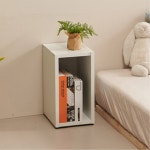 슬림 1칸 책장 좁은 공간 활용 미니 수납 협탁선반 사이드정리장 H6793 : 구스상회