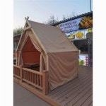 캠핑장 파고라 천막 바베큐장 텐트 방갈로 조립식 특수텐트 쉘터 프레임 용 : 포에스디글로벌