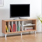 오픈 거실장 1200 수납 정리용 깔끔한 선반형 거실 인테리어장 H6185 다이 : 구스상회