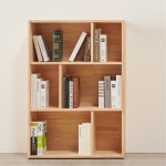 3단 원목 책꽂이장 학생방 교재보관책장 오픈형 선반가구 H6723 견고한 : 구스상회