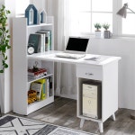 책장형 컴퓨터책상 1500 사이즈 넓은 상판 수납형 공부방 책상 C3114 모던 : 구스상회