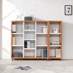 수납력좋은 칸많은 이동형 책장 공부방 서재용 오픈형 선반가구 H6279 : 구스상회