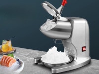 눈꽃 빙수기 눈송이 업소용 각얼음 우유빙수 만들기 카페 이중 칼 높이형 스무디컵 : 럭풍상점