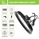 BFT UFO LED 하이베이 라이트 200W 5000K 샵 30000LM 1-10V 디밍블 ETL, 창고 조명용 하이베이에 US 플러그 포함 상업용 베이 조명... 