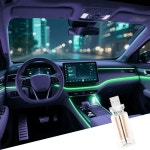 터치 컨트롤 레트로 LED 야간 조명 - 미니 USB 조명, 멀티 컬러 환경, 자동차, 침실, 분위기 90년대 일본식 조광 스위치(녹색) Red light... 