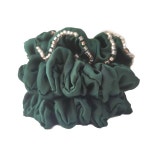 새틴 탄력 헤어 타이 편안한 유지 액세서리 여성용 대형소형 크기 독특한 반짝이 장식 G2053 S : 비에치55번가