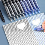 볼펜 지워지는잉크 수정 사무용 펜 문구용 블루 : 세진열차