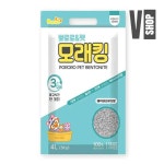 브이샵 펭귄캐릭터 펫 모래 베이비파우더 고양이샌드 : Vshop