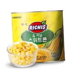 부드러운 스위트콘 통조림 옥수수 대용량 달콤한 요리 : 우노타운3