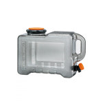 캠핑 물통 5리터 손잡이형 배수꼭지 냉장고용 물 저장통 위생 식품등급 PC소재 야외용 워터저그 5L 그레이 직사각형 통 : 아이딜ON