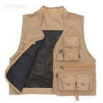 오스틴포유 레저 조끼 (XL) 브라운 작업용조끼 : 오스틴포유