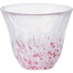 사케잔 전통 잔 일본 아데리아 F79436 츠가루 비드로 사쿠라 컵 120ml 화장품 박스 포장 사케 유리잔 냉사케 멧돼지 입 모양 세련된 디자인... 