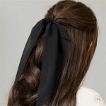 정인 롱리본 곱창밴드 똥머리끈 헤어곱창 머리곱창 : 정인추천샵