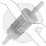 4행정 및 베라도 머큐리 마린 아웃보드용 인라인 연료 필터 879885Q 187718 : 플로킷