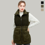 김영주골프 여성 골프웨어 부클 오버핏 패딩조끼 K8WWVE3066 : ECO SPORTS