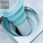 성심앱 세탁호스 배수구 마개 실리콘캡 욕실배수구캡 : 성심앱