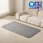 곰표한일 무자계 워셔블 안심 탄소매트  퓨어그레이 슈퍼싱글 : 조은3