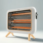 뉴트로 3단 석영관 전기난로 HAAN-RT100 : 유럽피아