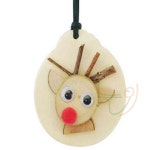 늘셋 DIY 55 목걸이 만들기 크리스마스 루돌프 노인만들기 시니어미술 : 늘셋