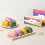 몰랑이수 앙몰랑 앙버터 사색인절미 떡 디저트 4개입 : 몰랑이수