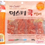미스터쿡 연어 스테이크칩 300g 강아지간식 애견육포 강아지트릿 연어맛 훈련용 : 서락스토어