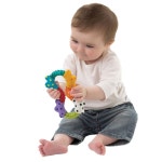백일아기 놀이활동 트위스트 딸랑이 인지발달 오감자극 영아장난감 알록달록한 10개월 : 더나이스