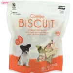 바우와우 콤보 비스켓 220g 맛있는애견간식 소형간식 애견과자 콤보비스켓 : 서락스토어