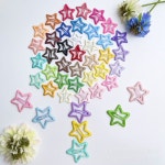 1p 별모양 똑딱핀 헤어핀 머리핀 헤어악세사리 머리삔 : 벌룬브릿지