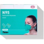BYD CARE N95 호흡기 개별 랩이 포함된 20팩 통기성 및 편안한 접이식 안전 마스크 헤드 스트랩이 있어 타이트 핏을 제공합니다... 