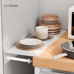 라슈에뜨 무타공 틈새공간 자석 연장선반 싱크대 냉장고 세탁기 공간활용 자석 상판 화이트 : 라슈에뜨