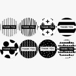 감사스티커 선물 장식 카페 라벨 문구 : 하썸 스토어